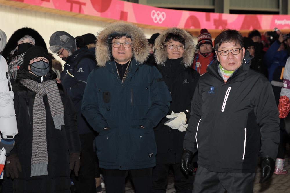 평창동계올림픽 루지 경기 응원 사진3